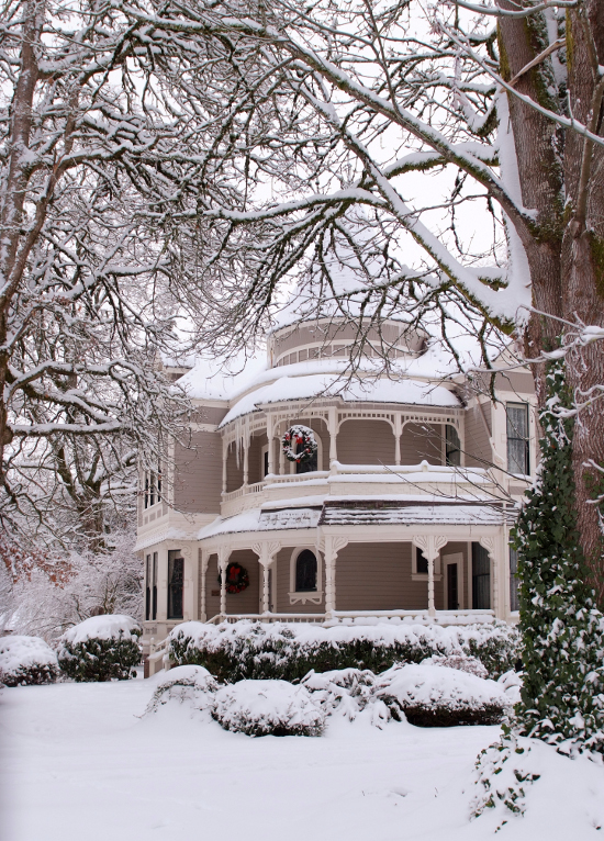 Settlemier House in Winter