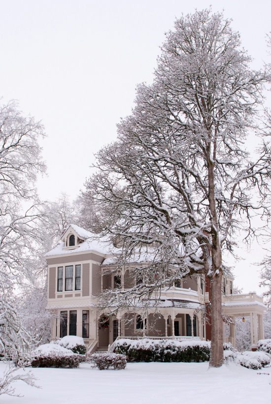 Settlemier House in Winter
